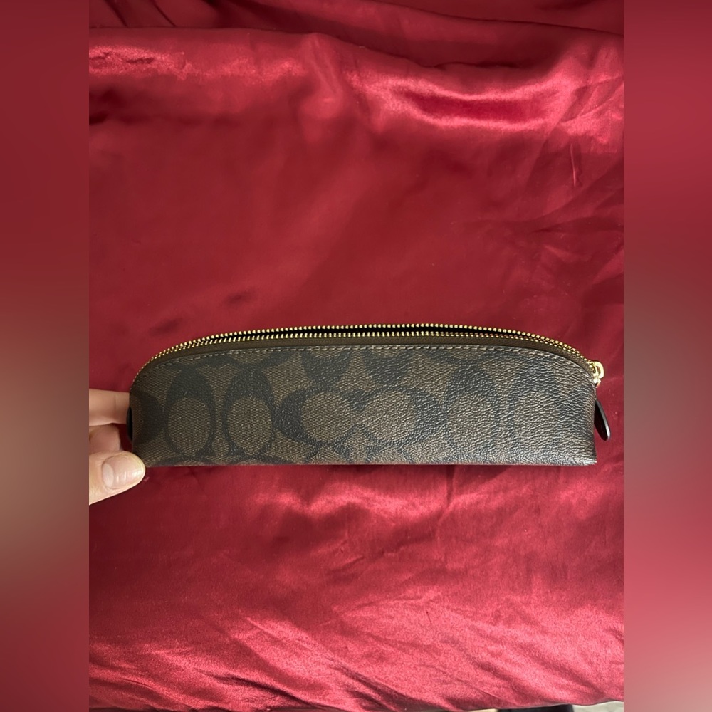 Coach pencil case
